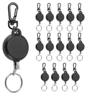 Produktbild von Solidchoice – 15 robuste, ausziehbare Schlüsselanhänger für Auswelter