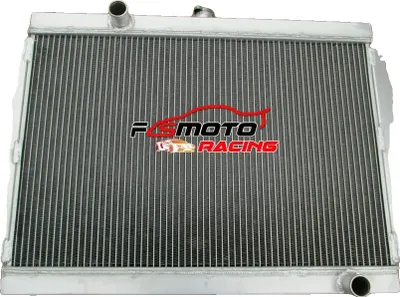 Obrázok produktu pre Hliníkový chladič, rozmery jadra 618 mm x 400 mm x 56 mm, celkové rozmery 700 mm x 490 mm x 70 mm, 3 rady, kompatibilita pre Nissan Datsun 280Z 280ZX, lepší chladiaci výkon