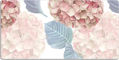 Produktbild von Schreibtischmatte Tischunterlage 90x45 cm Mauspad - Hortensie