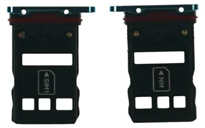 Produktbild von Huawei P30 Pro Sim Karten Halter Tray Fach (Breating Crystal), Grün