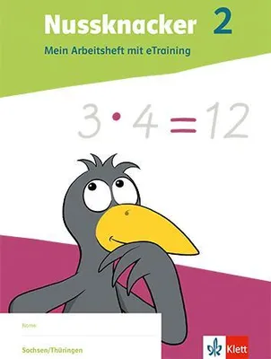 Produktbild von Nussknacker 2. Arbeitsheft mit eTraining Klasse 2. Ausgabe Sachsen, Thüringen