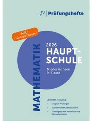 Image de Prüfungsheft & Training - 2026 Mathematik Hauptschule 9. Klasse - Niedersachsen - Original-Prüfungen und Lösungen