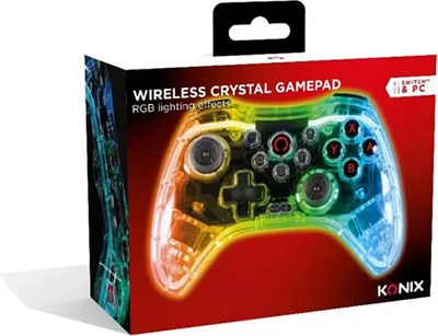 Produktbild von Konix Crystal Rgb Led Nintendo Switch-controller    One Size