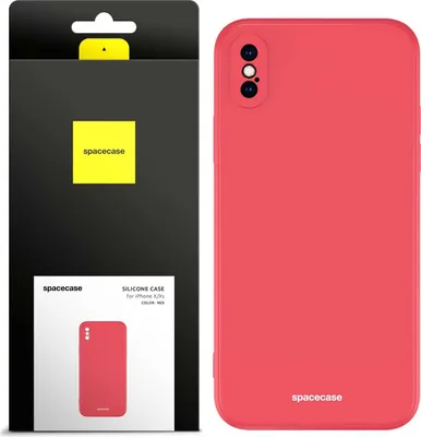 Produktbild von Spacecase Silikonhülle iPhone X/Xs rot