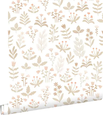 Obrázek produktu pro ESTAhome tapeta polní květiny béžová 50 x 900 cm
