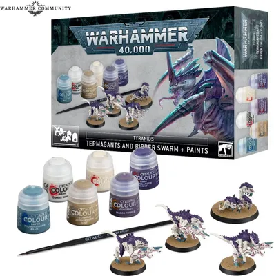 Obrázek produktu pro W40k: Tyranids - Termagants and Ripper Swarm + barvy