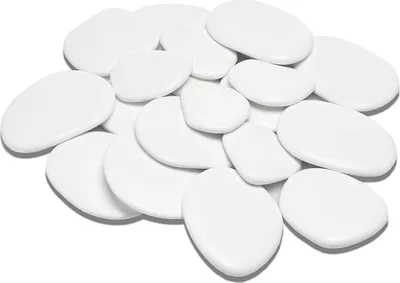 Zdjęcie produktu dla Kamienie dekoracyjne 5-8 cm, 45 sztuk, tworzywo sztuczne z recyklingu, do ogrodu