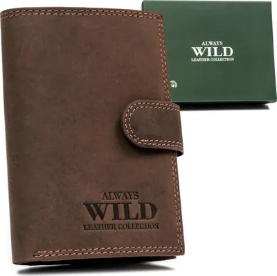 Obrázek produktu pro Always Wild Pánská kožená peněženka Saphyphise hnědá One size