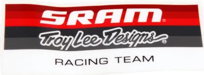 Produktbild von Troy Lee Designs Aufkleber SRAM Racing Block Sticker, Rot Weiß