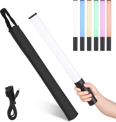 Produktbild von RGB-Lichtstab-Stick Handheld Buntes Licht Wand LED Fotografie Licht zweifarbig Temperatur fuer Studio Fotografie Videoaufnahme