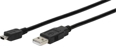 Produktbild von Kabel mit USB Typ A Stecker und Mini-USB Stecker