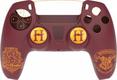A Harry Potter themed controller accessory set.