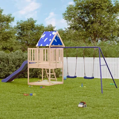 Produktbild von Möbel Spielturm Massivholz Kiefer - Schaukeln 3279208