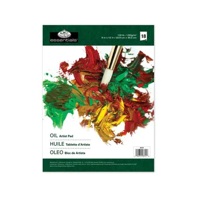 Obrázok produktu pre Olejové farbičky Royal & Langnickel, A4, 220 g/m², 18 listov