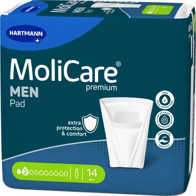 Image de Molicare Premium Men Pad 2 gouttes 14 pces