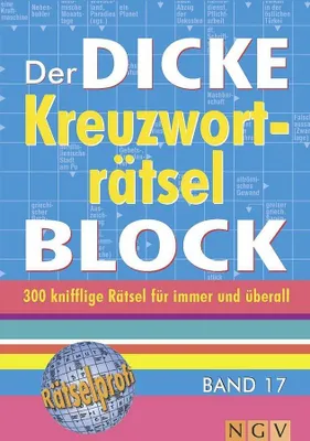 Produktbild von Der dicke Kreuzworträtsel-Block