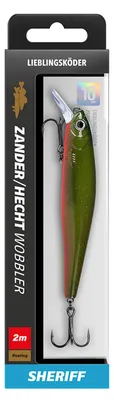 Produktbild von Lieblingsköder Zander/Hecht-Wobbler 10cm Sheriff