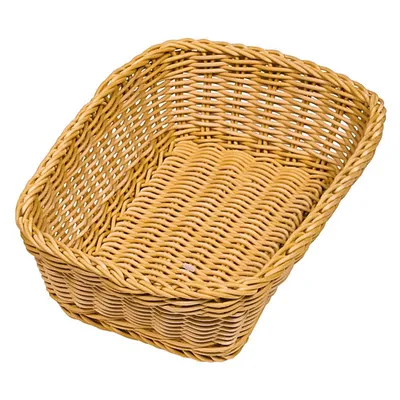Produktbild von Westmark 20200 301 01 Brotkorb aus synthetischem Flechtmaterial eckig 28x22x9cm, hellbeige