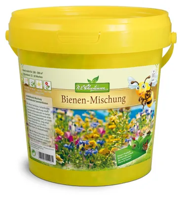 Produktbild von Bienen - Mischung im 1 l Eimer | Bienenwiese von N.L. Chrestensen