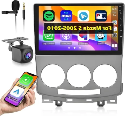 Obrázek produktu pro 9" dotyková autorádio - stereo 2 DIN - multimediální přehrávač - GPS navigace - bezdrátové CarPlay - Android Auto