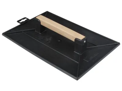 Produktbild von Toolland Reibebrett, Kunststoff, Holzgriff, 340 x 230 mm