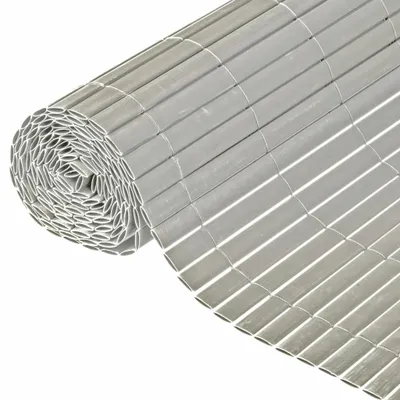 Zdjęcie produktu dla Dwustronny parawan ogrodowy Nature PVC 1,5×3 m szary