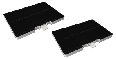 Produktbild von 2x Trade-Shop Aktivkohlefilter 315x215x23mm kompatibel mit Bosch 703606 00703606 669648 00669648 11026771 11049702 DHZ5345 DHZ5346 DHZ5385 M410761