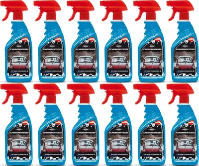 Produktbild von Auto Scheibenenteiser 12er Pack 0,5 L Friesenthal Enteiser Spray 6L