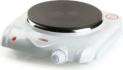 Obrázek produktu pro Domo DO309KP, Bílá, Pracovní deska, Utěsněná plotna, 1 zóna/zón, 1 zóna/zón, Pravidelný