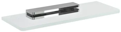 Produktbild von Sapho Glasablage 200mm, Chrom/Klarglas