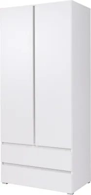 Obrázek produktu pro Šatní skříň se šuplíky 92 cm LIONU - bílá