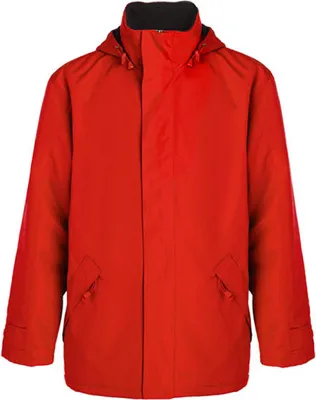Produktbild von Roly PK5077 | Herren Europa Jacket, Wind- und Wasserabweisend - Farbe: Red 60 - Größe: S