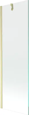 Immagine prodotto di Mexen Next paravento per vasca da bagno a 1 anta 60 x 150 cm, trasparente, oro spazzolato - 895-060-000-00-00-55