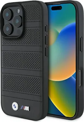 Immagine prodotto di Bmw Bmhmp16X23Puspk Iphone 16 Pro Max 6,9 Czarny/Nero Custodia rigida M perforata e cucita Linea Magsafe