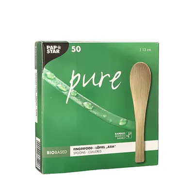 Produktbild von Fingerfood - Löffel, Bambus "pure" 13 cm "Asia"