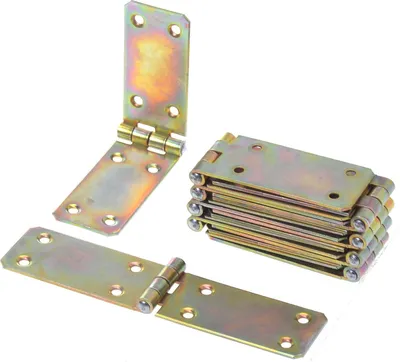 Produktbild von Aqbau® Set 10 tlg Kistenband 35mm x 150mm Kistenbänder Tischband Tischbänder Gerollte Scharniere