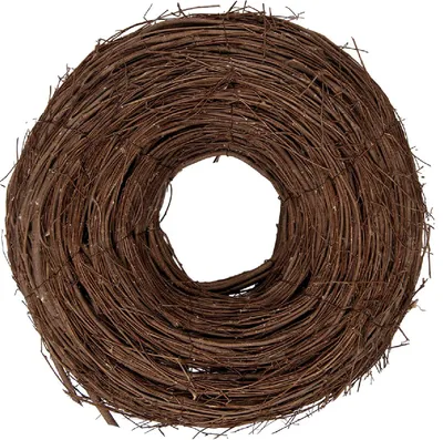 Immagine prodotto di Ghirlanda decorativa Clayre & Eef 6RO0608S Marrone Ø 30x10 cm