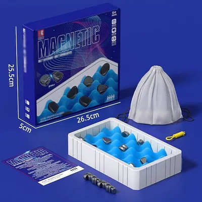 Imagen del producto de Juego de mesa magnético interactivo para niños: diversión emocionante, color azul