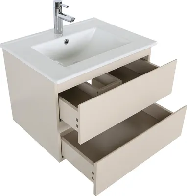 Image de Meuble simple vasque 60cm SORRENTO + vasque