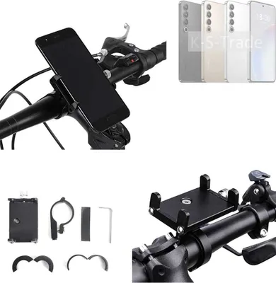 Produktbild von K-S-Trade Handyhalterung für das Fahrrad kompatibel mit Meizu 20 Pro Halter Lenkstange Fahrradhalterung Motorrad Bike Mount Befestigung Smartphone