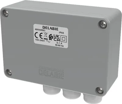 Obrázek produktu pro Skříňka elektroniky Delabie 230/12V multifunkční f. TEMPOMATICKÉ kování
