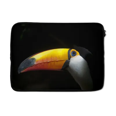 Produktbild von MuchoWow® Laptop Hülle 14 ZollTukan - Vogel - Schnabel Laptoptasche - Laptoptasche - Stoßsicher - Schutzhaube