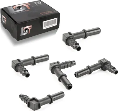 Produktbild von 5x Gegenstück Schnellverschluss Kraftstoffleitung L-Stück 7,89 x 6mm für VW SEAT