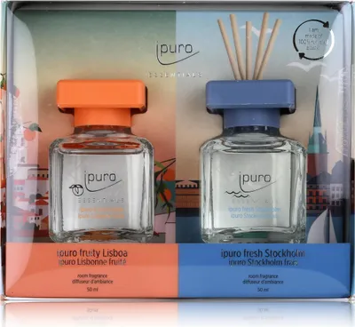 Produktbild von Ipuro fruity Lisboa & fresh Stockholm 2x50ml - Duftöl Raumduft (1er Pack)