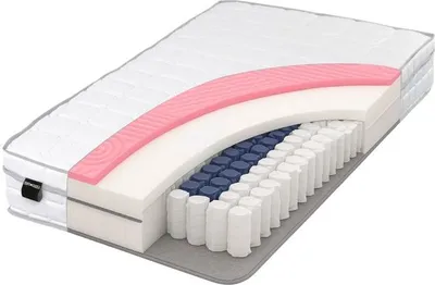 Produktbild von Kondela Taschenfederkernmatratze Rolka 120x200 cm - weiß