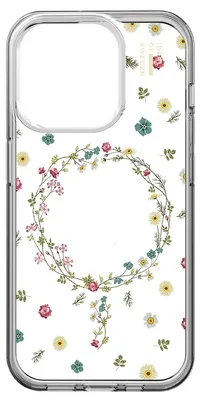 Productafbeelding van iDeal of Sweden Mirror Case met MagSafe voor de Apple iPhone 15 Pro - Petite Floral