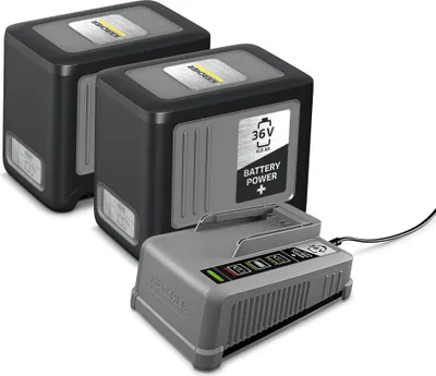 Image de Kit Batteries + chargeur KÄRCHER - 2 * 36 V/6