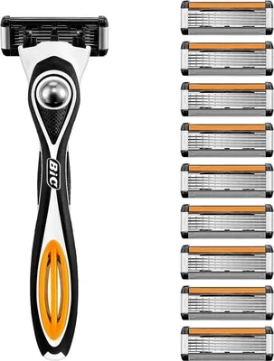 Produktbild von BIC Hybrid 5 Flex Rasierer Herren, Nassrasierer mit 10 Wechselklingen