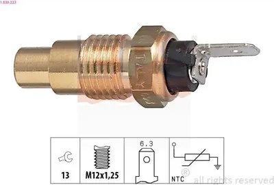 Produktbild von EPS 1.830.223 Kühlmitteltemperatursensor für NISSAN X-TRAIL (T30) Patrol GR V SUV (Y61) TERRANO II (R20) NAVARA (D22) ALMERA I Hatchback (N15)