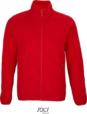 Produktbild von SOLs 03823 | MenŽs Factor Zipped Herren Fleece Jacke - Farbe: Red - Größe: XL